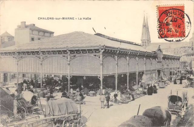 51-Chalons Sur Marne-La Halle-Jour De Marche-N 6011-F/0271