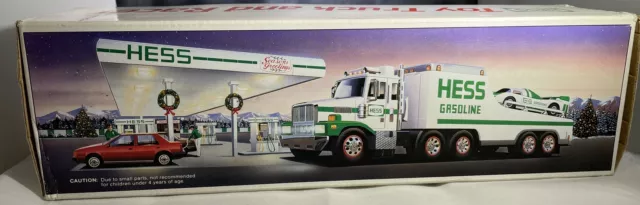 Hess Toy Truck and Racer 1988 Brand New great for Collection