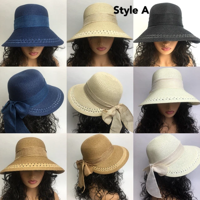 Fashion Women Ladies Bucket Handmade Bowknots Hats Summer Beach Travel