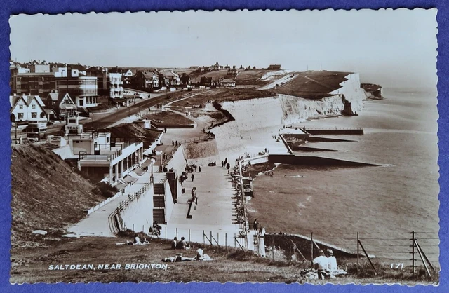 Postcard Saltdean, Near Brighton.Sussex RP. c1950 RP.