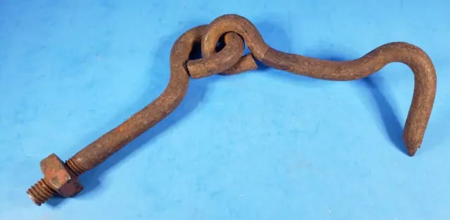 Antique Forged Farm Hook Tool Barn Door Latch