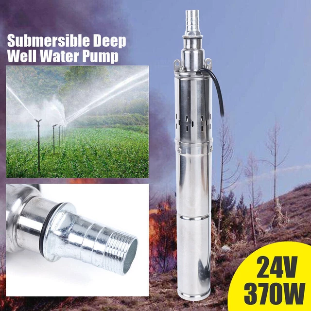 SOLAR WATER PUMP Submersible Deep Well Water Pump Bore Hole 12V 24V 48V ...