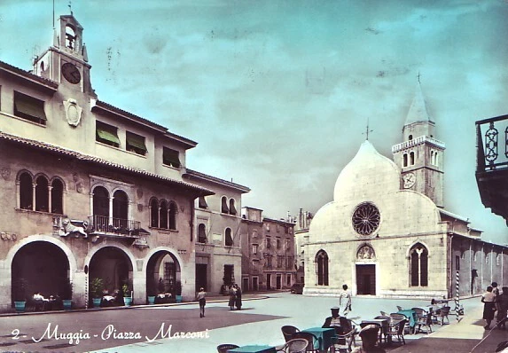 Muggia(Trieste)-Piazza Marconi-1962