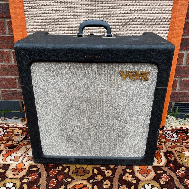 Vintage 1960 Vox Jennings AC15 TV 1×12 2nd Circuit Guitar Valve Amplifier Combo