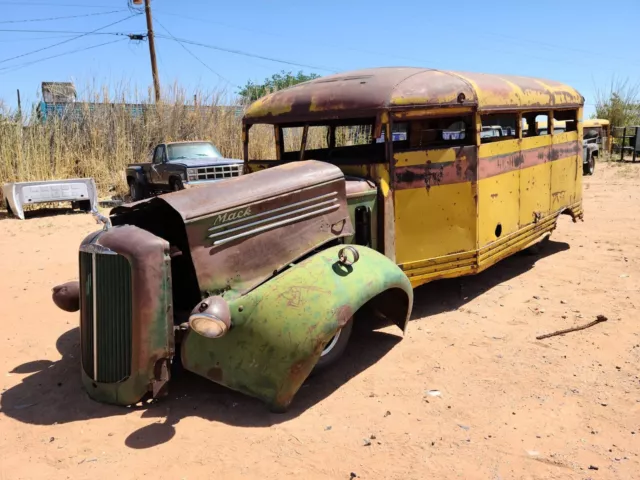 1934 MACK Chopped Top School Bus RUNS! Rat Rod Hot Rod Street SEMA NSRA Slammed!