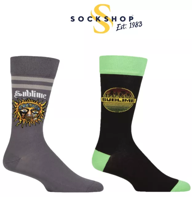 Sublime Cotton Socks -1 Pair, Ska Punk Unisex from the SOCKSHOP Music Collection