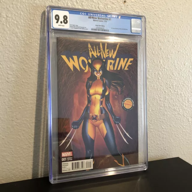 All-New Wolverine #1 Cgc 9.8 Campbell Variant 1St App Laura Kinney As Wolverine!