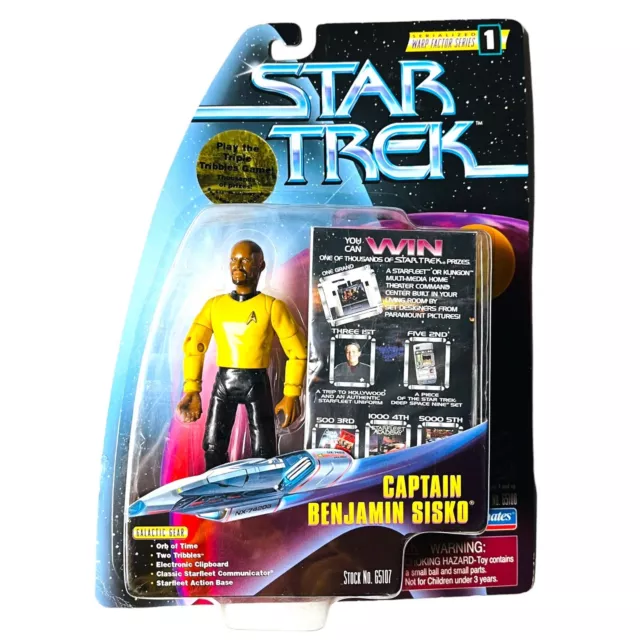 Star Trek Captain Benjamin Sisko Warp Series 1 Figure Playmates 1997 New Stock