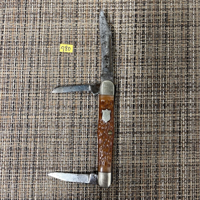 VINTAGE CAMILLUS USA New York 72 Model 3 Blade Folding Pocket Knife980