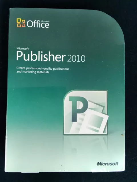 Microsoft Office Publisher 2010 NEW Sealed In Its Original Packaging