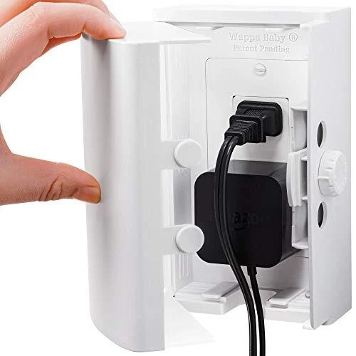 Baby Safety Outlet Cover BOX (2 Pack) Double Lock