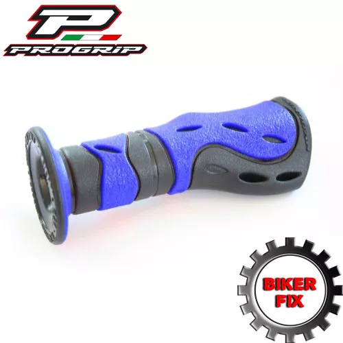 Fits Yamaha Aerox Neos  Grips Progrip Gel Grip Blue / Black Pg733