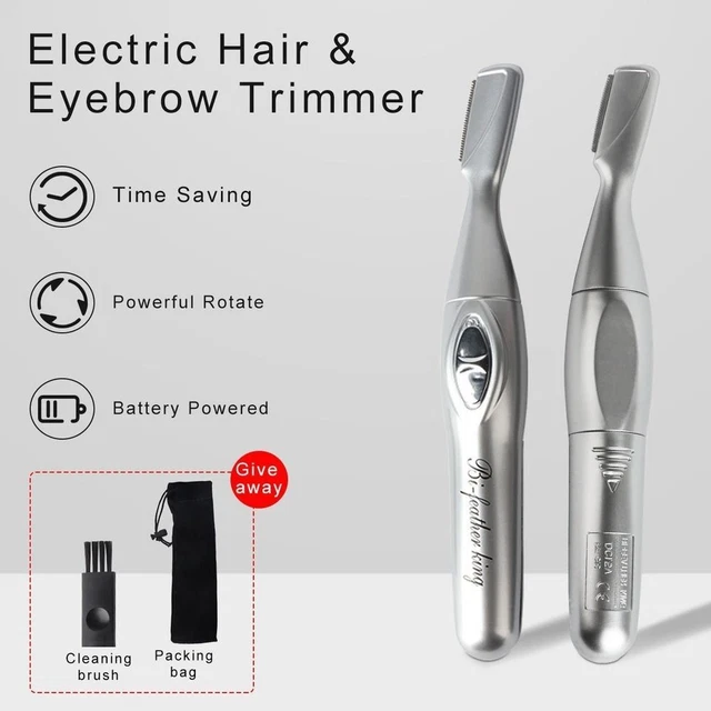 Removedor de vello para cejas afeitadora facial mini depiladora recortadora eléctrica de cejas