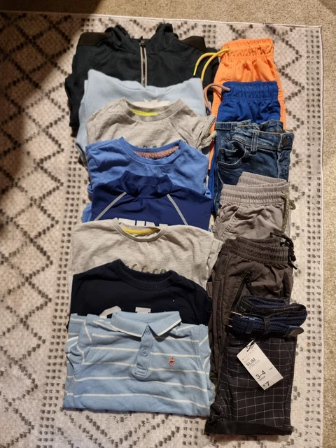 Boys 3-4 Years Clothing Bundle Spring Summer Swimwear 14 Items