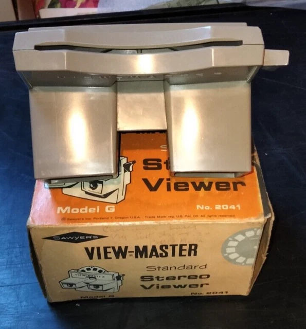 Viewmaster Con Box + 8 Dischetti + Libretto Pubblicitario/Listino Prezzi 1967