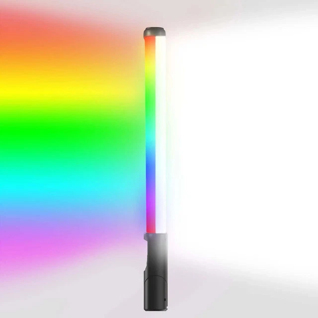 360° RGB Handheld LED Video Light For Photography Built-in 5000mAh Battery S7D4