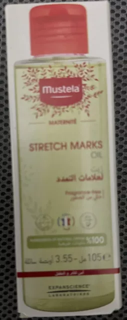 NEW IN BOX! Stretch Marks Oil, Fragrance Free, 3.55 fl oz (105 ml) FREE SHIPPING