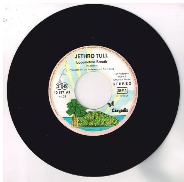 JETHRO TULL    Locomotive breath  45 tours SP "7" 3