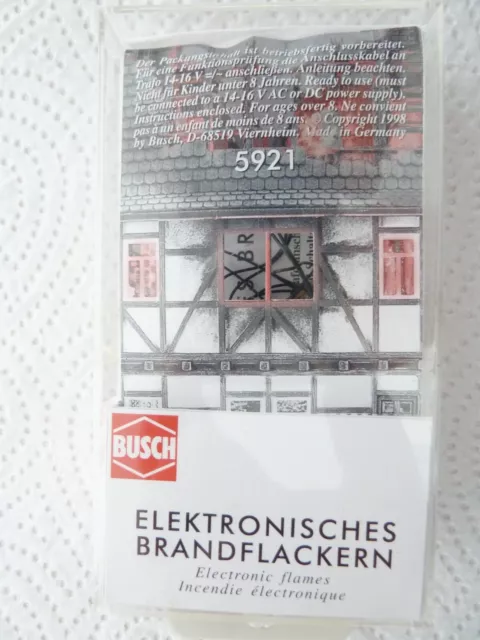Busch 5921 Elektroisches Brandflackern OVP NEU