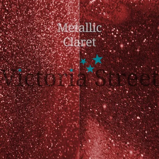 Victoria Street Glitter - Metallic Claret - Fine 0.008" / 0.2mm (Dark Red Wine)