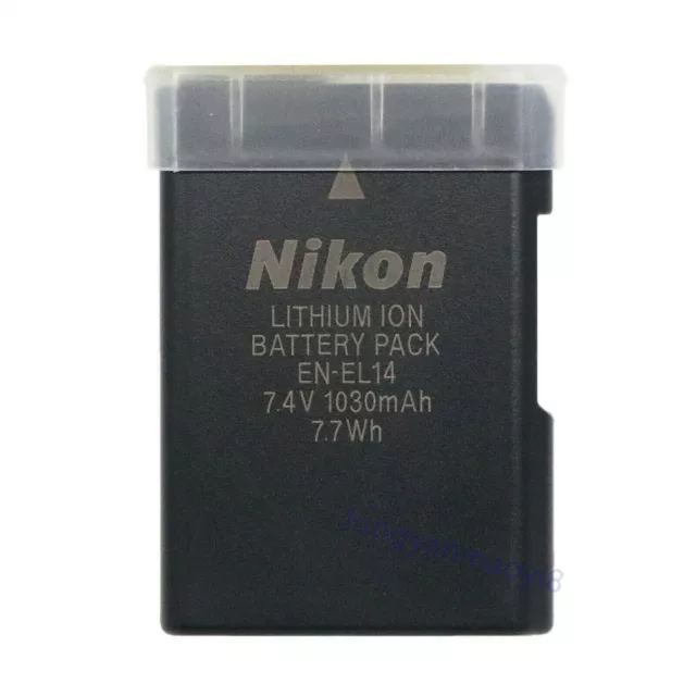 2 x Genuine Nikon EN-EL14 Battery For Nikon D5500 D5600 D5300 D5200 D5100 2