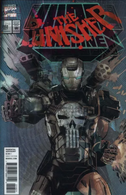 Punisher 218 Nm Lenticular Homage Variant 1St Frank Castle War Machine