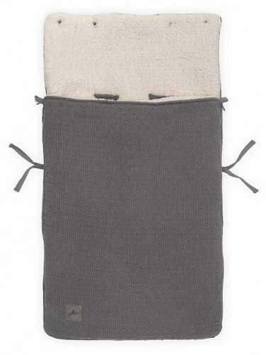 Saco Carrito Bebé Punto Bliss Gris - Jollein