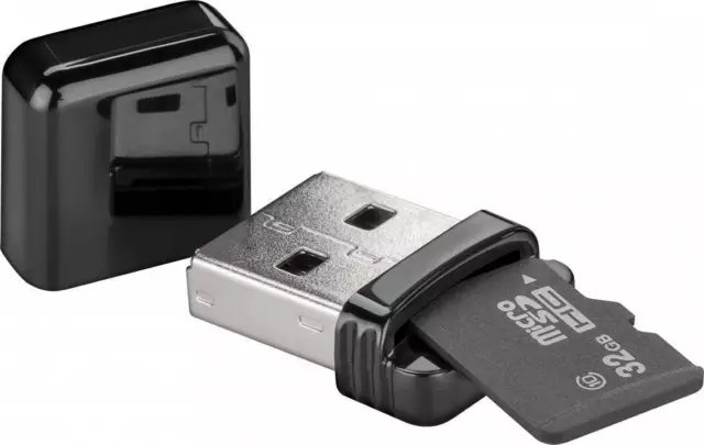 Goobay Micro lettore USB di memorie MicroSD