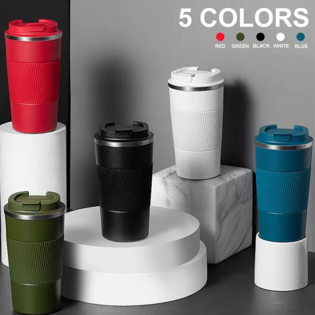 Stainless Steel Coffee Mug 18oz Thermos Vacuum Insulated Car Coffee Cup Travel