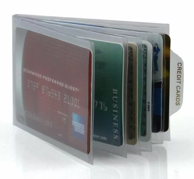 Bifold 6 Page Passcase Plastic Wallet Inserts