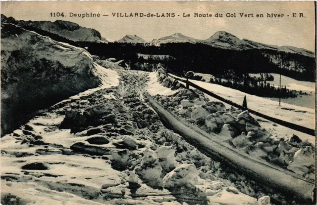 CPA Dauphiné - VILLARD-de-LANS - La Route du Col Vert en hiver (652395)