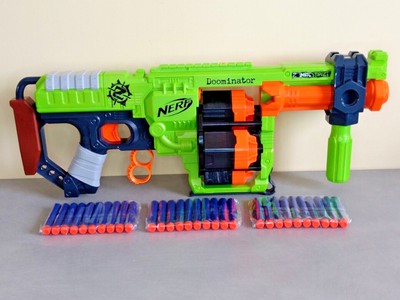 NERF Jouet Fusil Nerf Zombie Strike Flip Fury Flipfury Fusil Pistolet A Flechettes 