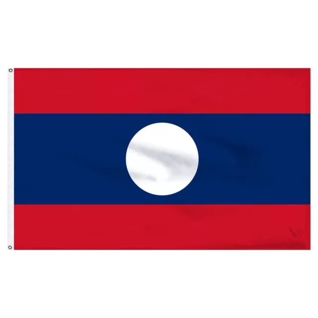 3x5 Laos Laotian Flag 3'x5' Banner Brass Grommets fade resistant premium 100D