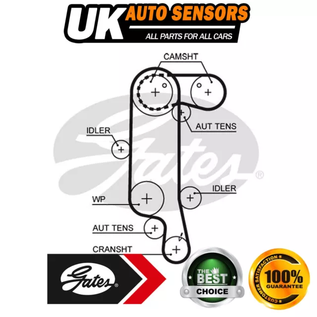 Fits Seat Ibiza Skoda Fabia VW Polo Golf 1.0 1.4 1.6 Timing Cam Belt Gates #2