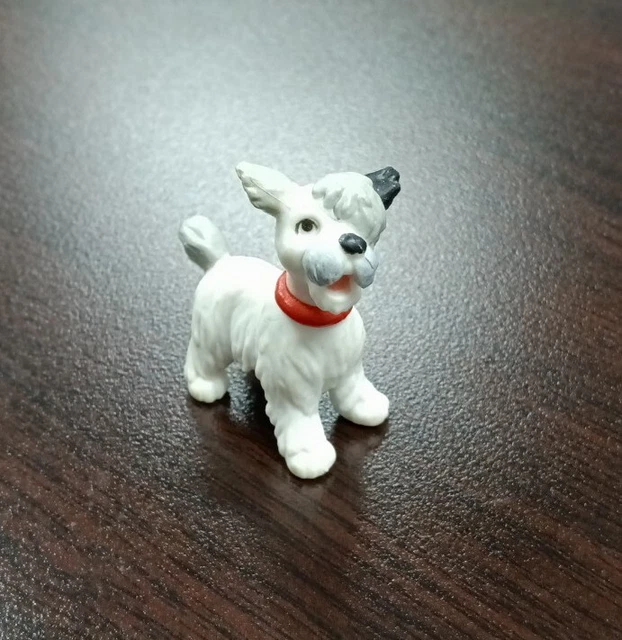 Mini Plastic Figure Terrier Puppy Dog China Used Nice Shape Fast Shipping Toy