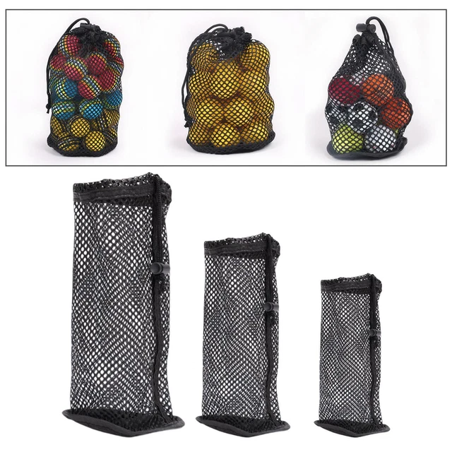 Sac de rangement pour balles de golf Pochette en filet pour sac de transport