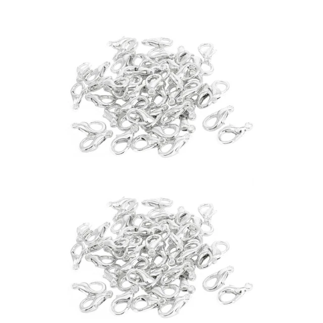 200 pcs lobster claw hook Alloy Claw Fasteners Clasps Unique Creative Hooks Clip