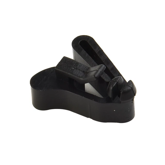 30 Clips De Rétention Conduite Carburant - Plastique Blanc/Noir - Pour Tubes 5/16" Et 3/8"