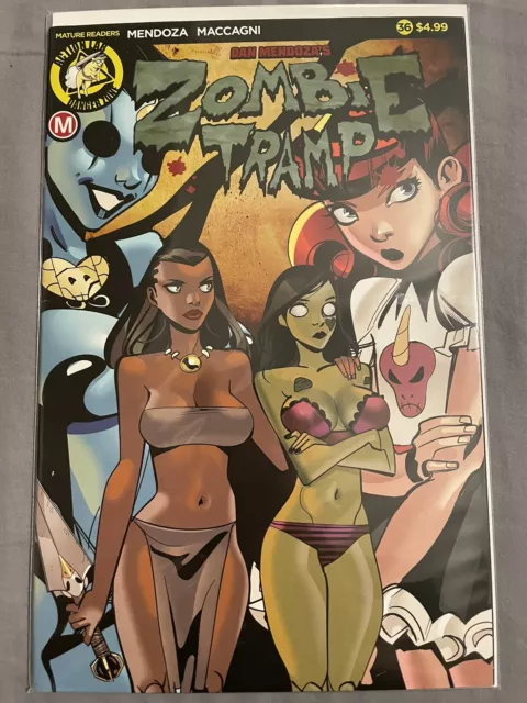 Zombie Tramp #36 NM Action Lab Dan Mendoza Rare Celor Variant Raw, not CGC