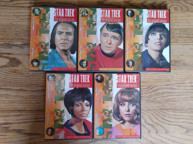 5 Star Trek The Original Series DVD's - Vol. 12, 13, 14, 18 & 28 - 10 Episodes