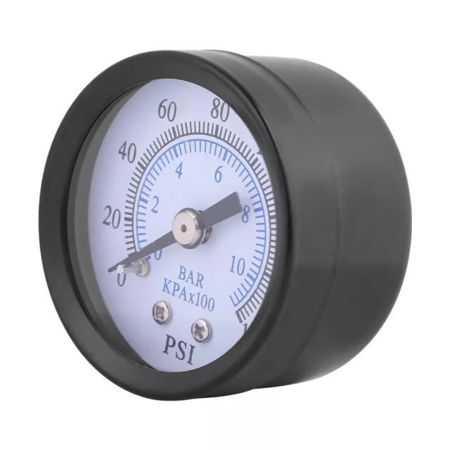 Pressure Gauge For Fuel Air Oil Water 0-160psi/0-10bar 1/8 NPT Thread CAR