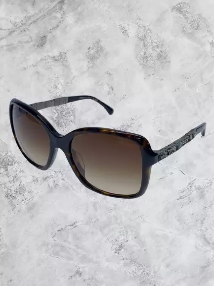 CHANEL Sunglasses Ladies 5308-B-A C714 S5 Lens size Height 5cm Width 5.6cm