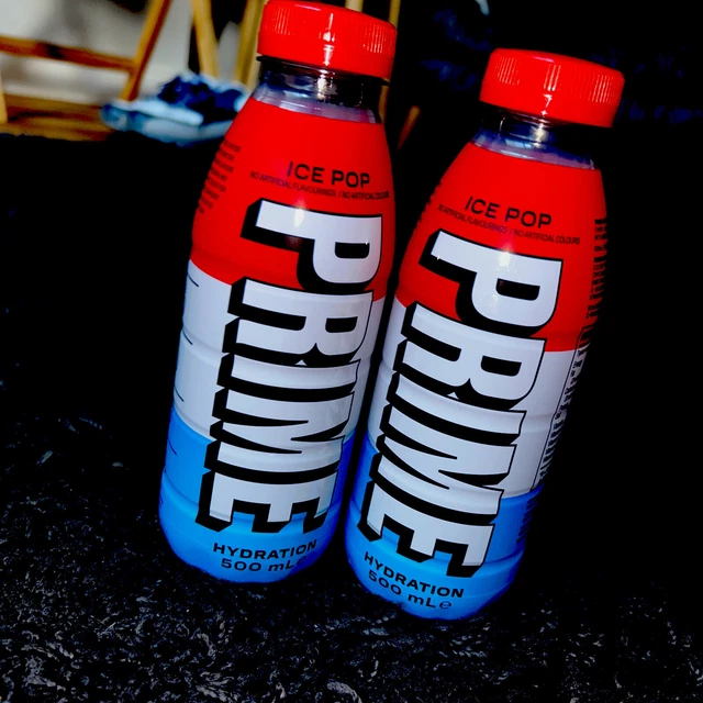 2 NUOVE Prime Hydration Drink ICE POP KSI LOGAN PAUL