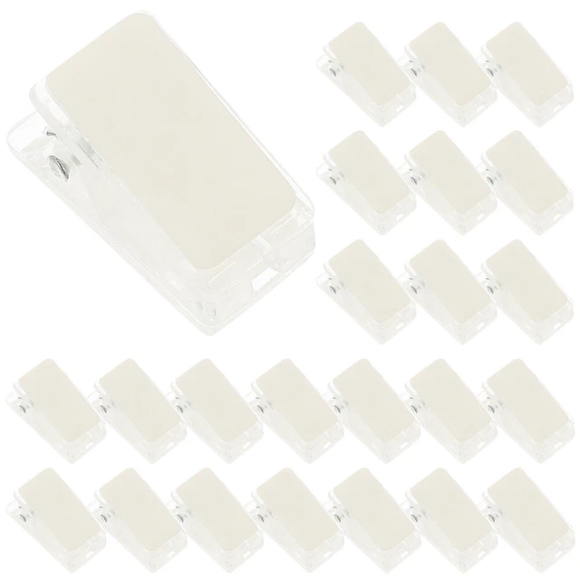 30 pz clip autoadesiva piccole clip tenda doccia cartella fotografica plastica