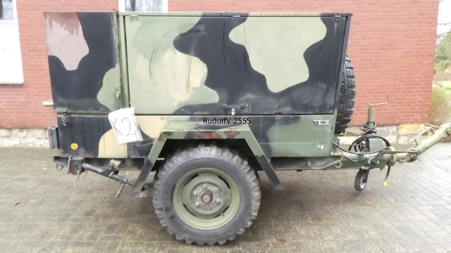 1x Kompressoraggregat Anhänger 10 Bar Flottmann Flottair 680Y ex Bundeswehr (K2)
