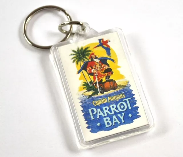 Captain Morgan Pirat Parrot Bay Papagei Ara USA Schlüsselanhänger Key Chain