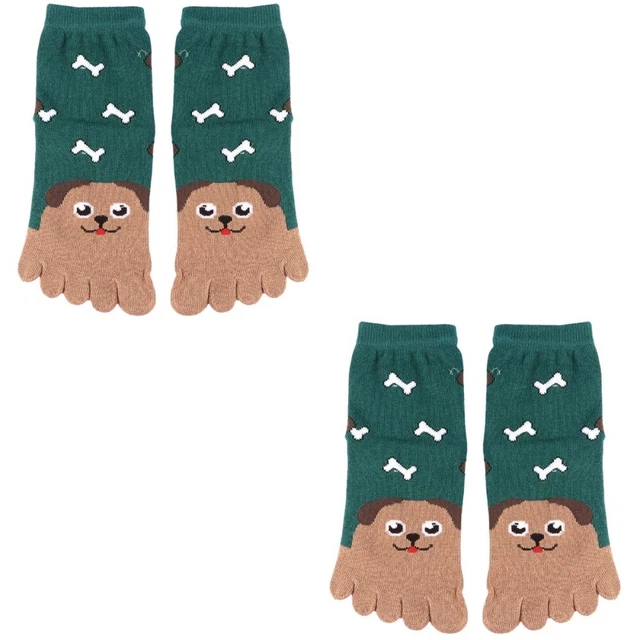 2 Pairs children cotton five-toe socks Chaussettes À Cinq Orteils Pour Enfants D