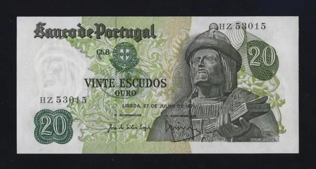 Portugal 20 Escudos 1971 P-173 Unc