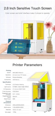 Bianca  Usata Poco ANYCUBIC Stampante 3d anycubic photon s 