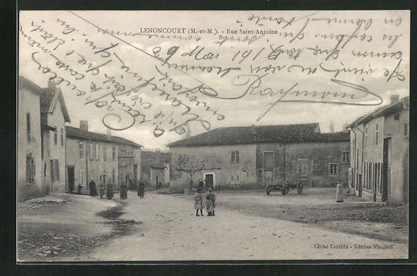 CPA Lenoncourt, Rue Saint Antoine
